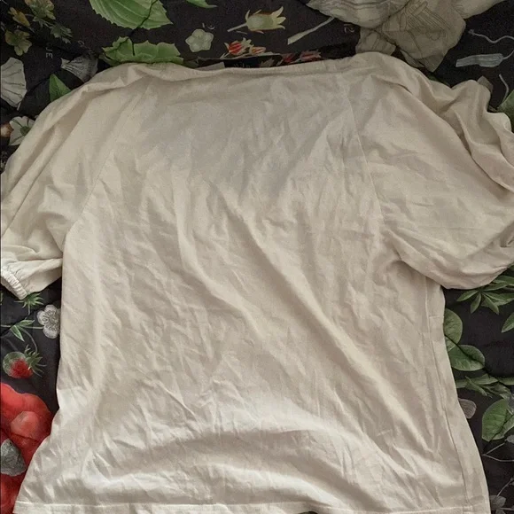 J. Crew Broken-in jersey puff-sleeve scoopneck top - Picture 5 of 6